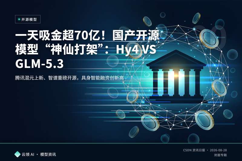 一天吸金超70亿！国产开源模型“神仙打架”：Hy4 VS GLM-5.3
